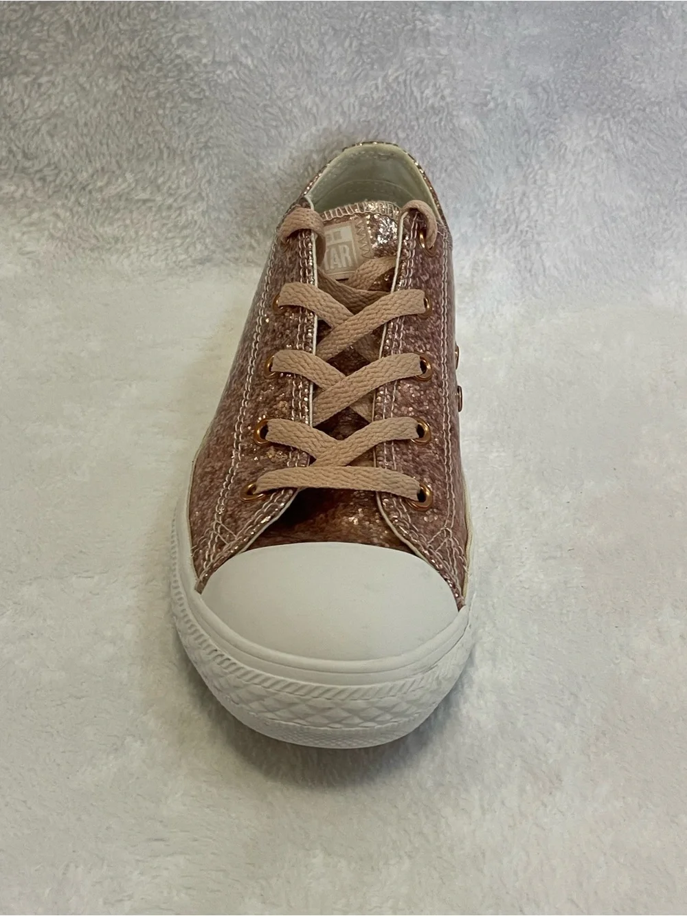 Converse All Star Chuck Taylor Girls Pink Glitter Shoes